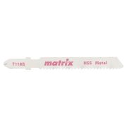 Полотна для электролобзика  по металлу, 3 шт, T118B, 50 x 2 мм, HSS Matrix