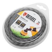 Леска для триммера двухкомпонентная эллипс, 2,7мм х 15м, блистер EXTRA CORD, Denzel