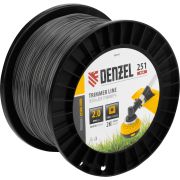 Леска для триммера двухкомпонентная квадрат, 2,0мм х 251м, на DIN катушке EXTRA CORD Denzel