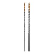 Сверло спиральное по металлу 3,5 х 112 мм, Р6М5, Golden Tip, удлиненное, 2шт. Denzel
