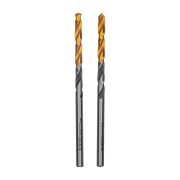 Сверло спиральное по металлу 3,5 x 70мм, Р6М5, Golden Tip, многогранная заточка, 2шт. Denzel