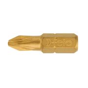 Felo Бита крестовая серия TiN PZ 2X25, 10 шт 02102070