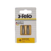 Felo Бита крестовая PH 2X25, серия Industrial, 2 шт в блистере 02202036