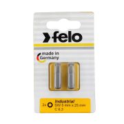 Felo Бита шестигранная 25мм серии Industrial 5 мм, 2шт на блистере 02450036