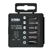 Набор бит SL/PZ/PH Industrial 50 мм в кейсе, 6 шт, Felo 03092516