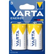 Varta ENERGY LR20 D BL2 Alkaline 1.5V (4120) (2 / 20 / 100) (2 шт.)