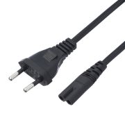 GoPower евровилка-C7 (2-pin) 1.8м ПВХ 0.75мм черный (1 / 300)