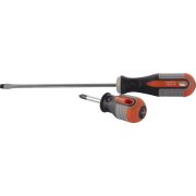 750638 Отвертка стержневая шлицевая ROUND GRIP, SL6x38 мм