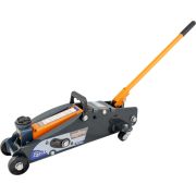 OHT225C Домкрат подкатной 2.5 т. с фиксатором в кейсе, 140-387 мм