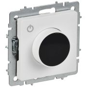 Термостат электронный BRITE СП ТС10-1-БрАБ с индикацией механизм арктич. бел. IEK BR-RT11-K91