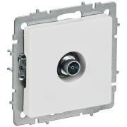 Розетка телевизионная оконечная TV СП BRITE РТВ11-0-БрАБ механизм арктич. бел. IEK BR-A10-O-K91