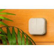 Выключатель 2-кл. ОП Quteo 10А IP20 10AX сл. кость IEK 782232