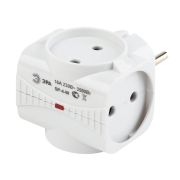 Разветвитель 4-м без заземл. 16А IP20 SP-4-W бел. Эра Б0005103